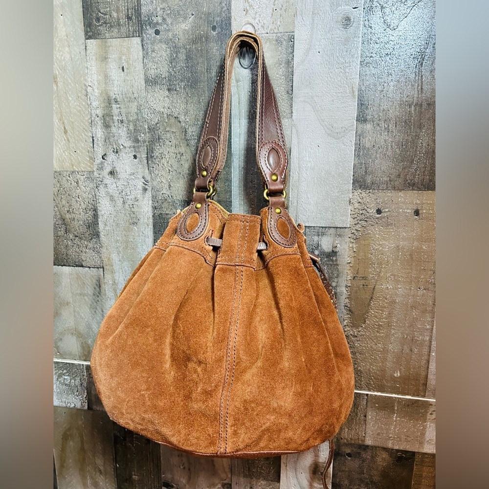 Brown Suede Bag